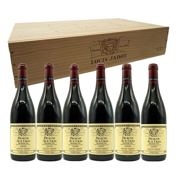 ワイン Louis Jadot Beaune Aux Cras 2014 豪華木箱入り6本セット】ボーヌ プルミエ クリュ “オー クラ”垂直