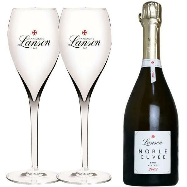 ロゴ入りペアグラス付き】ランソン ノーブル キュヴェ ブリュット