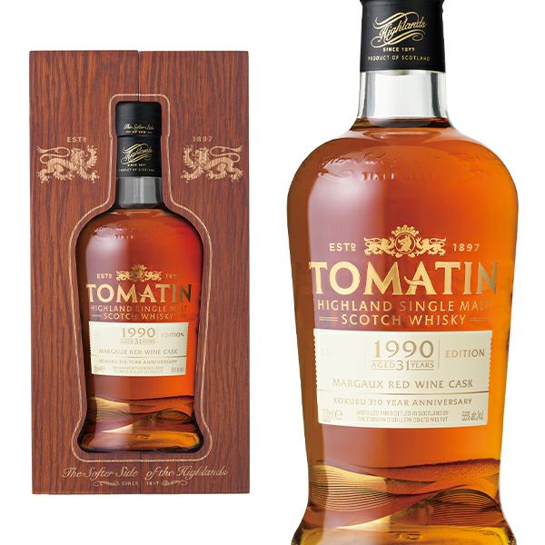 TOMATIN AGED 31 YEARS MARGAUX RED WINE CASK KOKUBU 310 YEAR