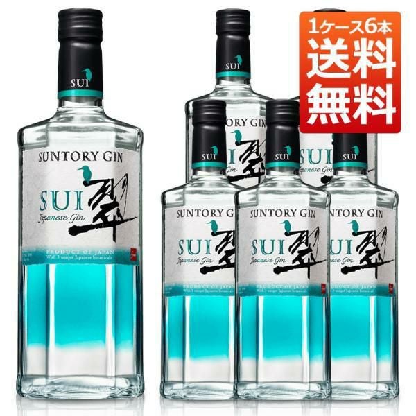 送料無料 6本セット 正規品]サントリージン 翠(すい)ジャパニーズ