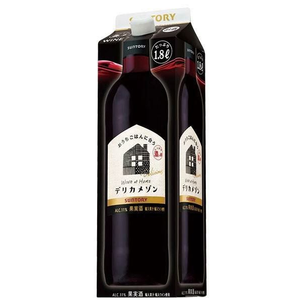 サントリー デリカメゾン 濃いめ 赤 1.8L 紙パックSUNTORY Delica