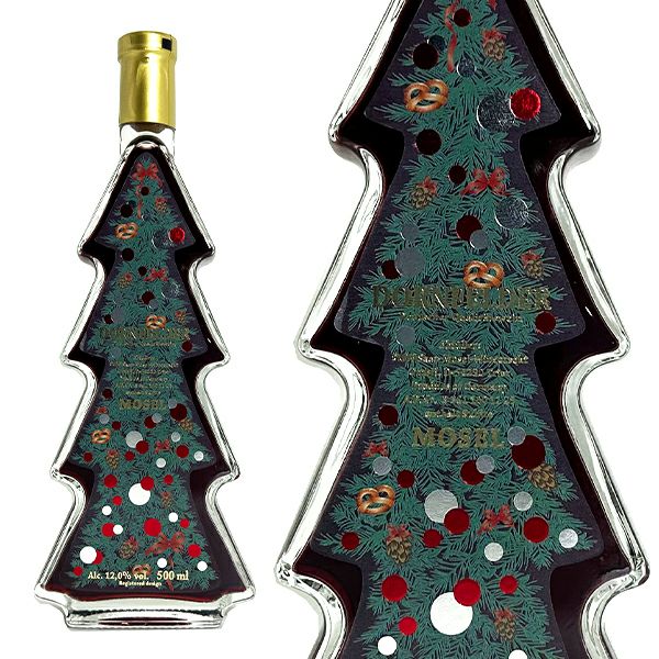クリスマス ツリー型 ボトル モーゼル ドルンフェルダー(赤) 2022