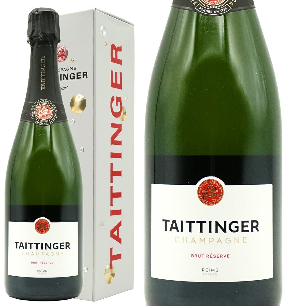 Taittinger Brut Reserve シャンパン ３本まとめ売り Taittinger Brut Reserve シャンパン 3本まとめ売りの通販はau PAY