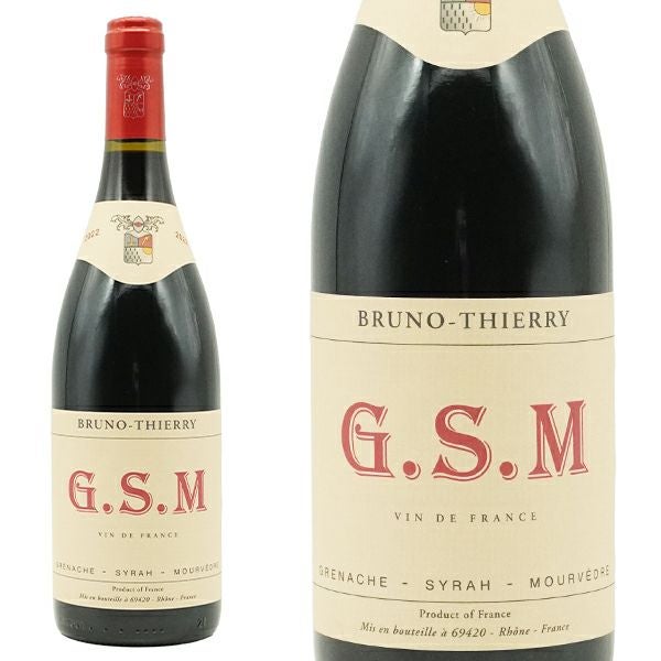 ブルーノ ティエリーG.S.M 2022年 グルナッシュ種&シラー種&ムール