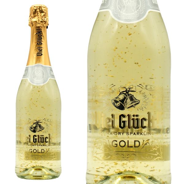 フィール グリュック 幸運を祈る エクストラ ドライ ゴールド 金箔入り