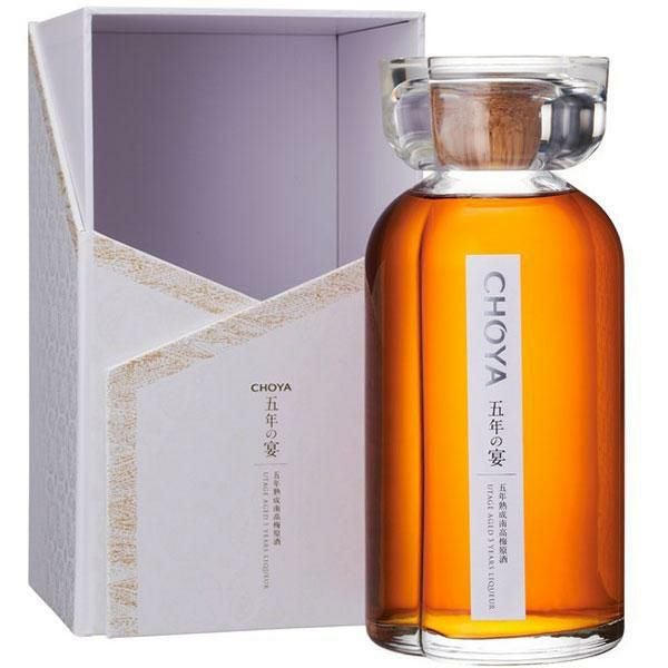 送料無料 五年の宴 (専用化粧箱入り) CHOYA 本格梅酒 (専用豪華化粧箱