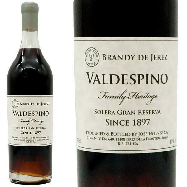 正規品]バルデスピノ ファミリー ヘリテージ ブランデー ソレラ グラン