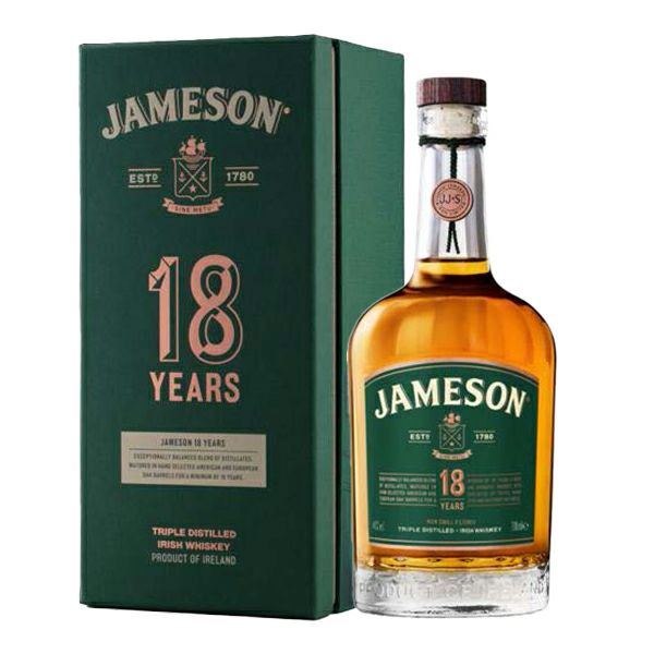 正規品 箱入】ジェムソン 18 年 アイリッシュ ウイスキー 700ml 46