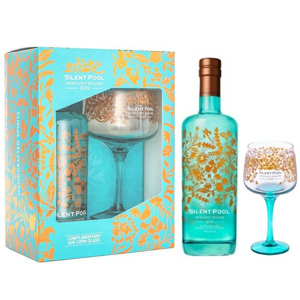 正規品 箱入】サイレント プール ジン コパグラス1脚付き 700ml 43