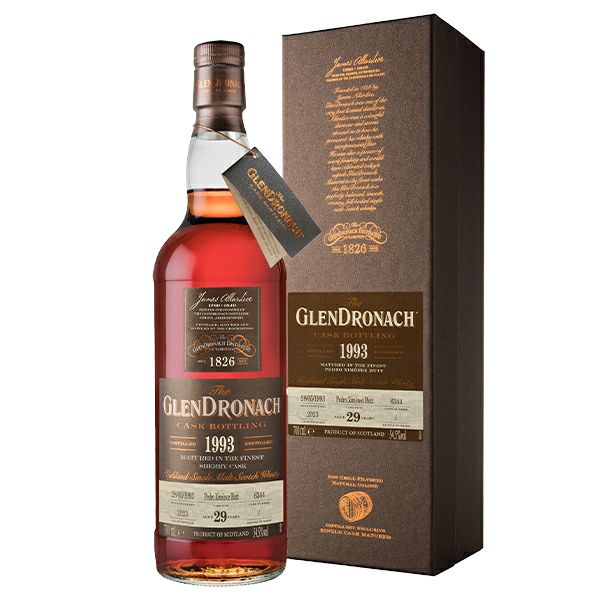 正規品 箱入】グレンドロナック 1993 年 29 年熟成品 ペドロヒメネス