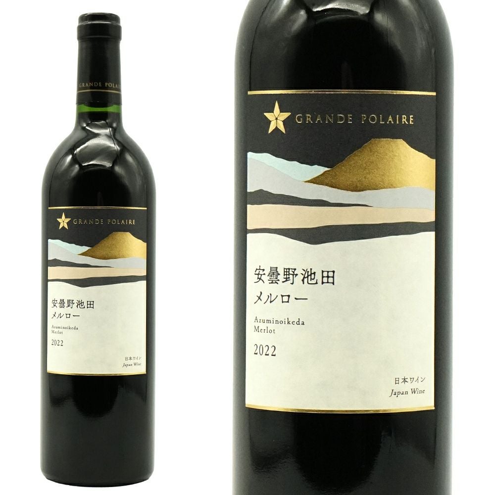 安曇野池田 メルロー (赤) 2022 蔵出し限定品 グランポレール 北安曇郡