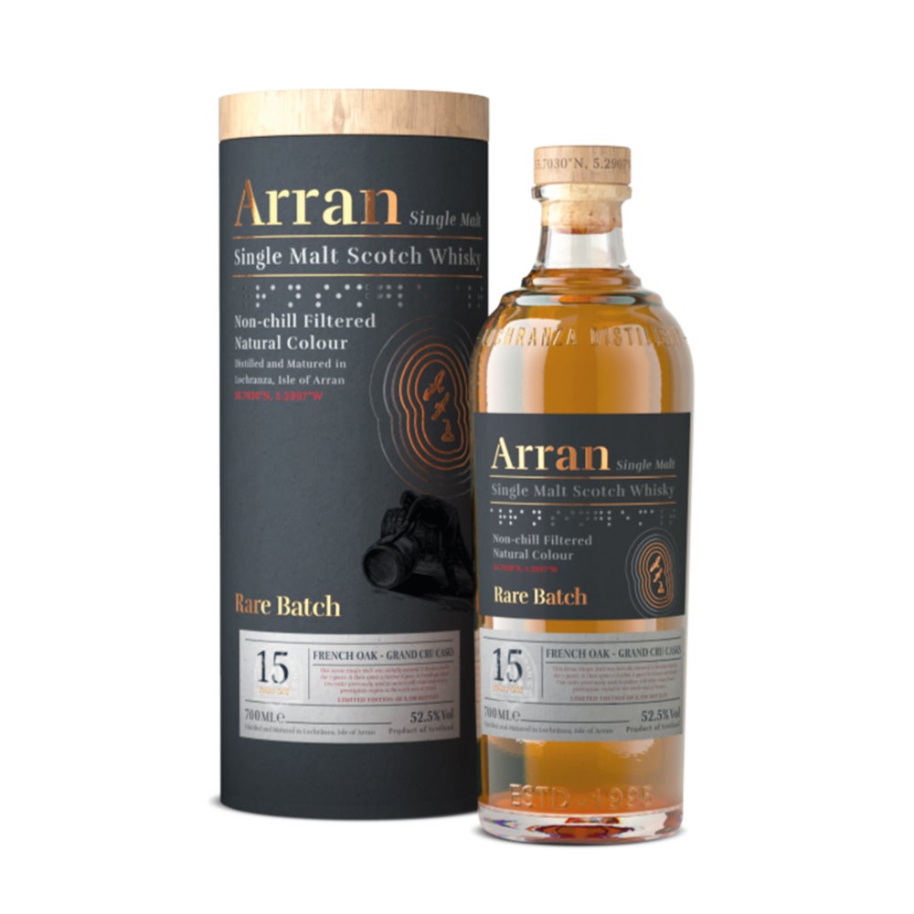 Arran 15年 シングルモルトスコッチウイスキー 正規品 箱入】アラン レアバッチ 15年 フレンチオーク グラン クリュ