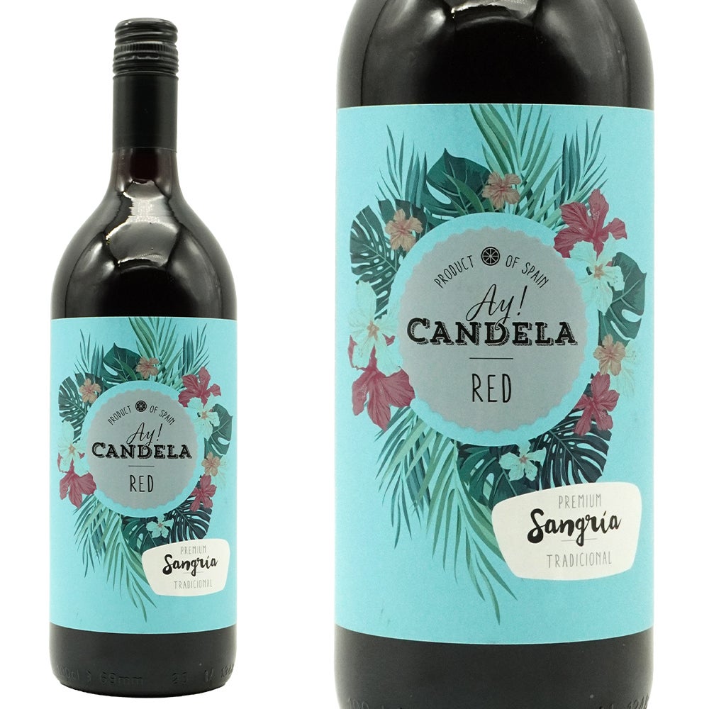 【引き取り限定/未使用】スペイン製シャンデリア レッド アイ カンデラ サングリア 赤 1L (1000ml) バラオンダ スペイン