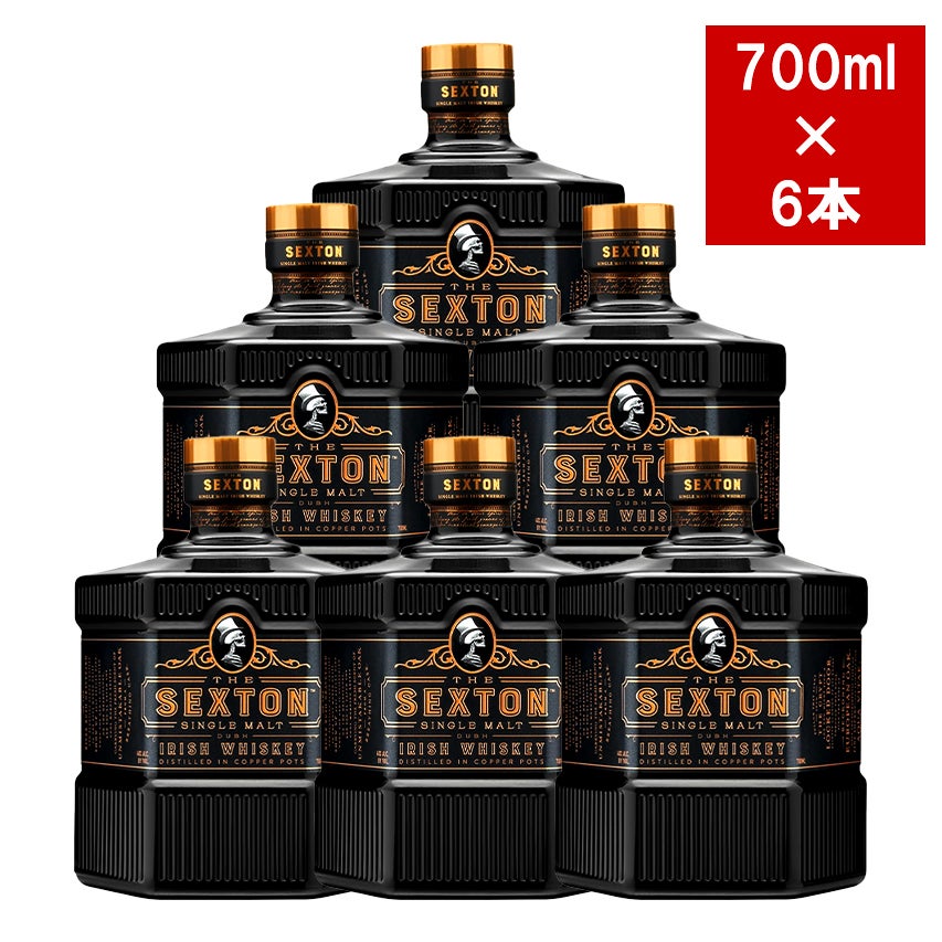 アイリッシュウイスキー 6本セット 送料無料 6本セット 正規品】ザ セクストン 700ml×6本 ケース[6本入り